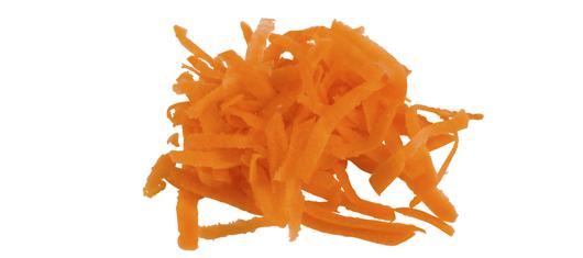 Grated carrot