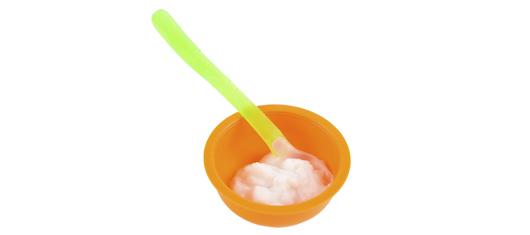 Bowl of baby rice