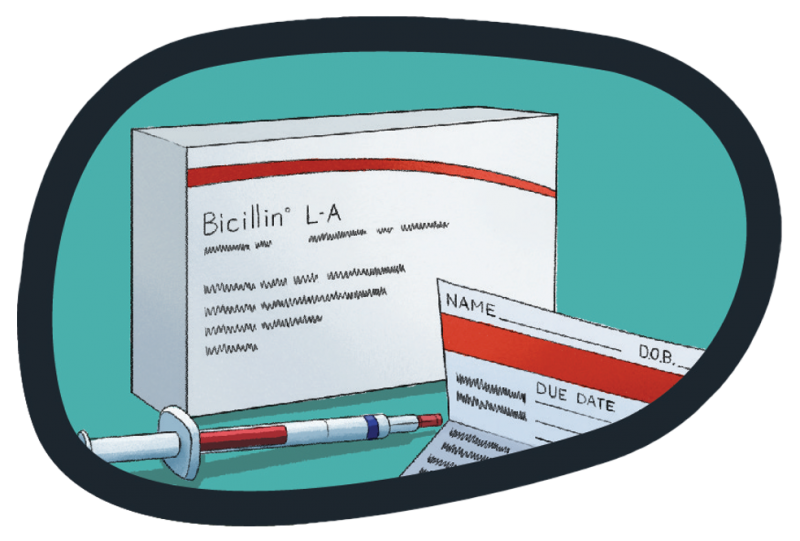 Bicillin injection