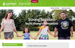 Family Works website screenshot