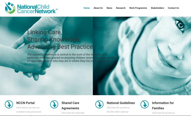 National child cancer network website