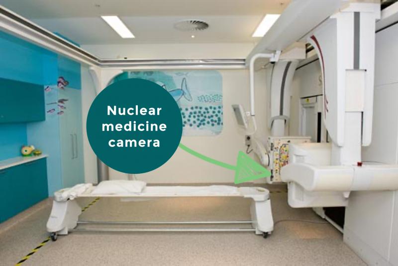 photo of a nuclear medicine machine 