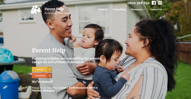 Parent Help website