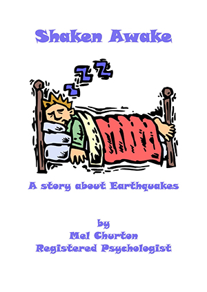 Cover of booklet showing text and a child in bed sleeping