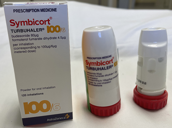 Symbicort combination inhaler