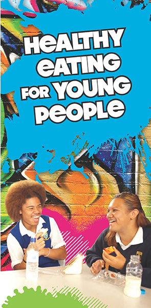 Cover of booklet 'Healthy eating for young people'