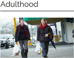 Image of Altogether Autism adulthood section on its website