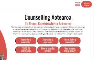 Counselling Aotearoa website