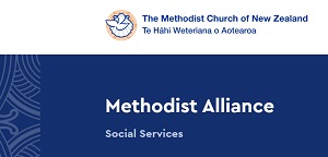 Image of the Methodist Church of NZ website section on methodist alliance, social services