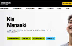 Oranga Tamariki website