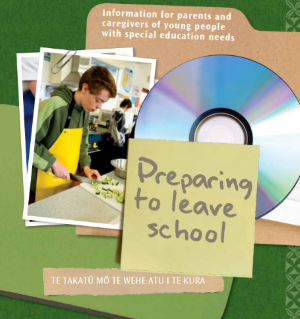 Image of Ministry of Education booklet on 'preparing to leave school'