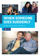 Image of the cover of the book - When someone dies suddenly: A guide to the Coronial Services of New Zealand