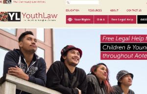 Youth law website